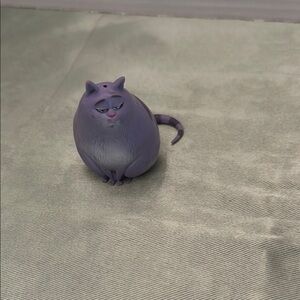 Purple Action Figure with Round Shape and Smooth Finish